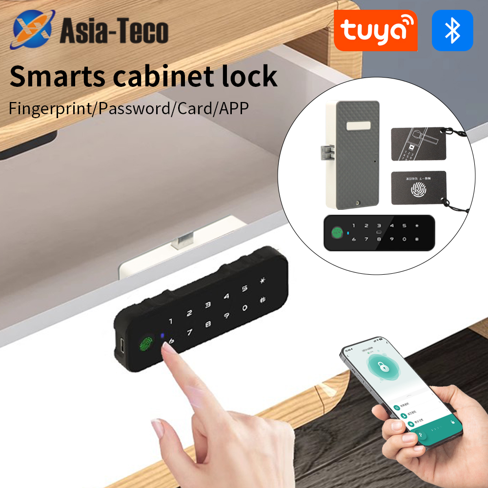 Furniture Hardware Manufacturer - Tuya Bluetooth Smart Holz Schrank Fingerprint