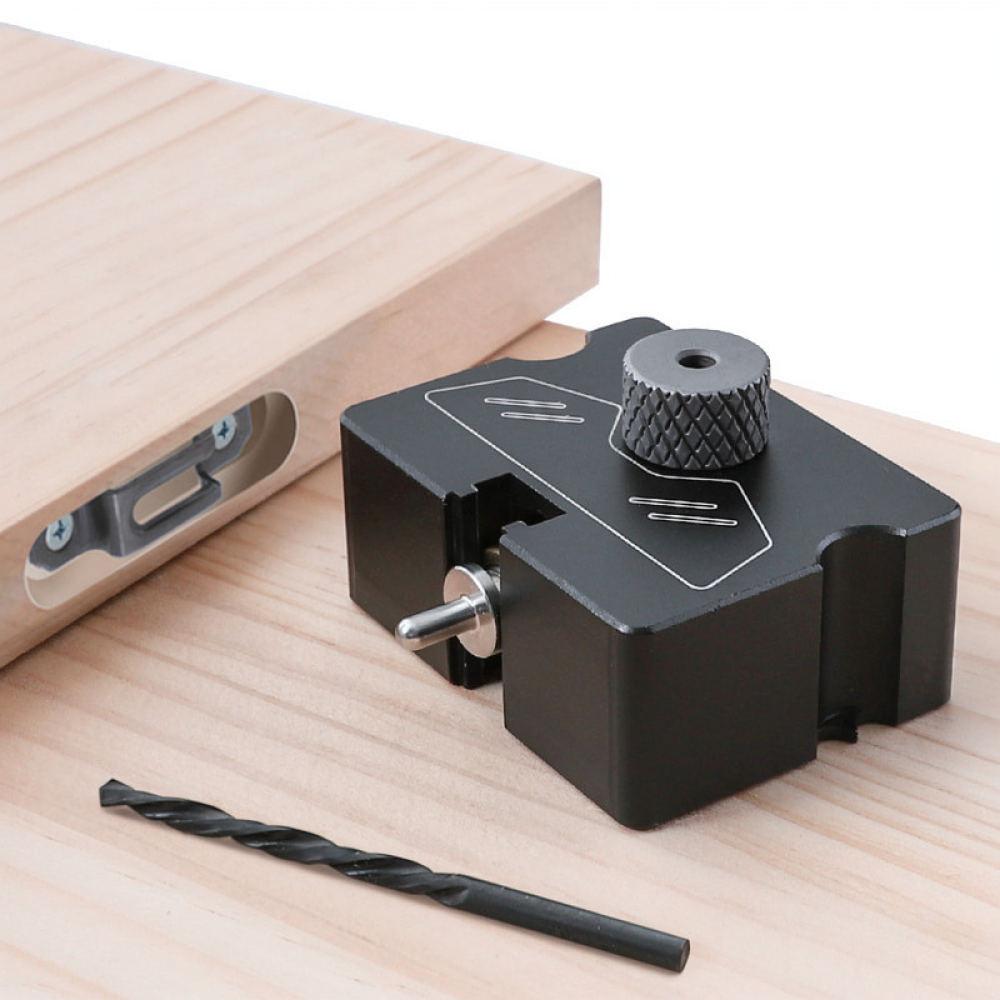 Furniture Hardware Jig - Möbel Unsichtbarer Verbindungs-Positionierer für RUITOOL Holzbearbeitungs-Bohrvorrichtung