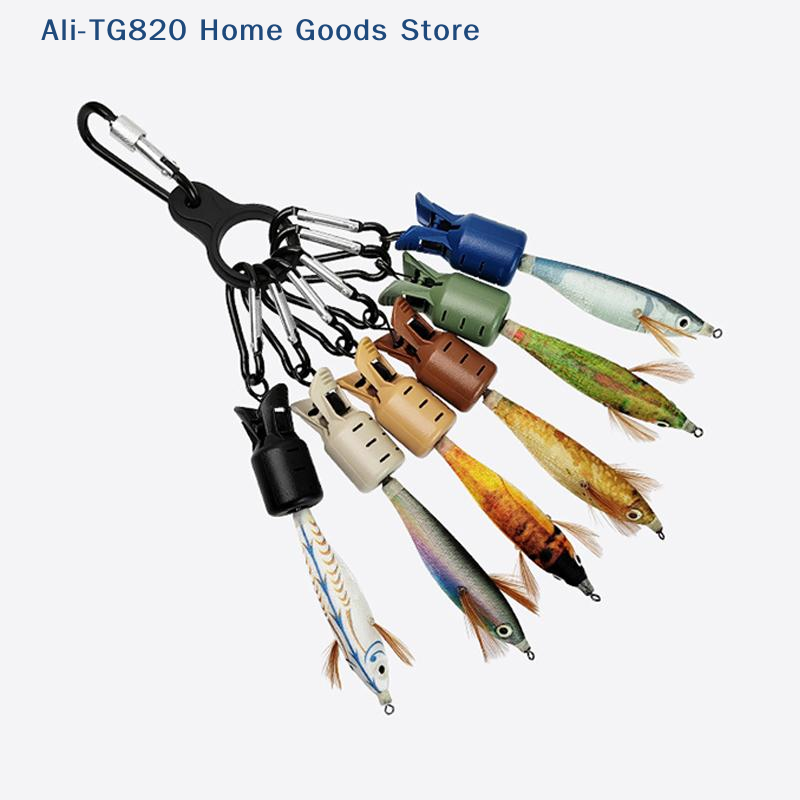 Furniture Hardware Jig - [TG820] Neues Tintenfisch-Jig-Köder-Schutzset, Webfoot-Oktopus-Egi-Hakenabdeckung, Tintenfisch-Schirmköder-Kappe mit