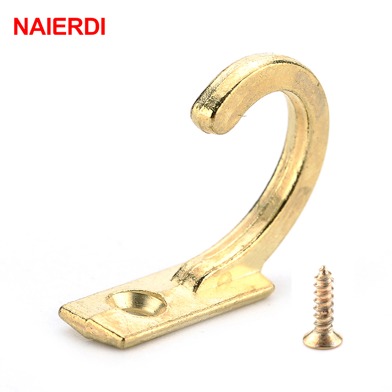 Furniture Hardware Manufacturer - NAIERDI 10PCS Kleine Antike Haken Wand